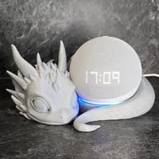 Suporte para Alexa suporte criativo estátua dragon base Dragão Amazon Echo Dot 4ª e 5ª geração Acessório Decoração Caixa