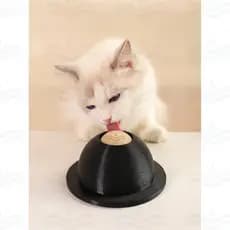 Brinquedo Lambedor Comedouro de Lamber Interativo para Cachorro Gato Pet Bolinha Giratória Alimentador Antiestresse