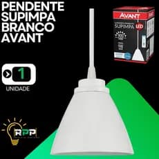 Luminaria Pendente Supimpa Branco Bivolt Avant