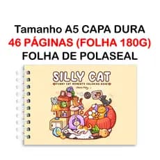 Livro Silly Cat - 46 páginas - Capa dura