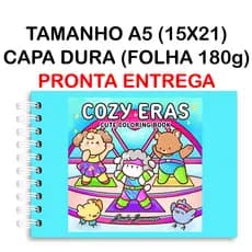 COZY ERAS (PRONTA ENTREGA) - LIVRO DE COLORIR