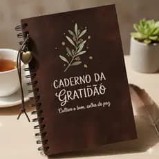 Caderno de Gratidão c/ 90 Folhas– (Anotações para Autoconhecimento e Motivação Diária) Tamanho A5