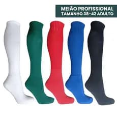 Meião de Futebol Futsal Esportes Profissional Esportivo Meião