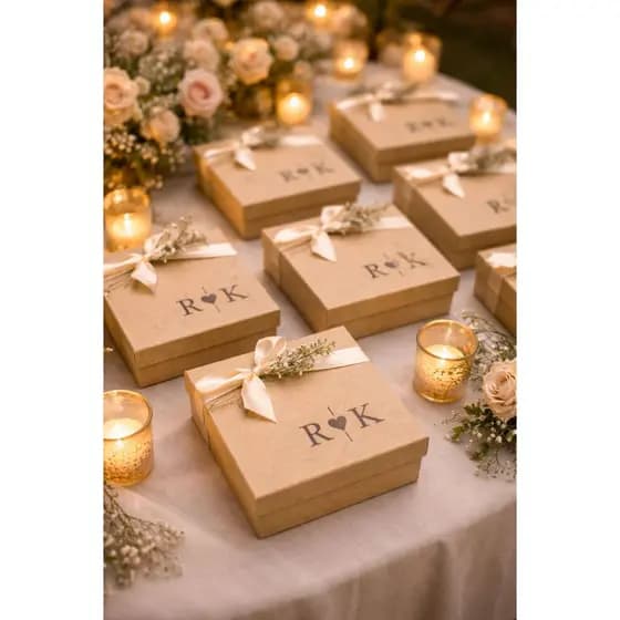 6 caixa 15x15x5 com iniciais para casamento personalizado em mdf padrinhos