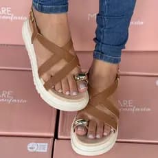 Modare Sandália Feminina Estilosa e Elegante Confortável Original