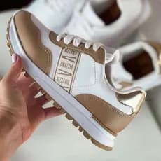 Tênis Feminino Tratorado Vizzano Tira Tecido V Casual Confortável Original