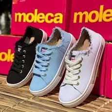 Tênis Moleca Desfiado Casual Confortável Lona Original 5667.322