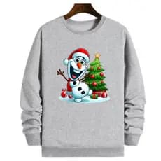 Blusa Moletom Careca Olaf Natal Blusa De Frio OLAF