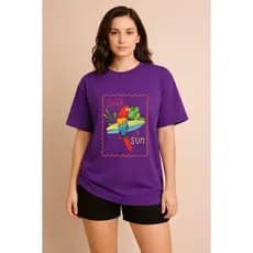 Camisetão Oversized Verão Feminina Camisa 100% Algodão