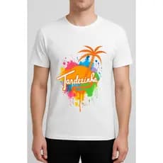 Camiseta Tardezinha Pagode Thiaguinho Modelo Básica Unissex Cerveja Alegria Estilosa