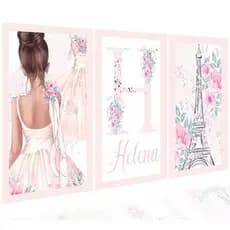 Quadros Decorativos Personalizados 40x60 Nome a Escolha do Cliente