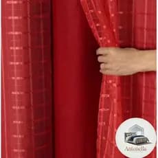 CORTINA BLACKOUT 1 PARTE COM TECIDO VOIL  XADREZ 1,40X1,60