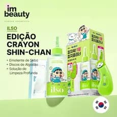 [ILSO] Conjunto De Presente De Amaciante De Sebo Super Derretido 150ml (+ 2 Adesivos Exclusivos + Removedor De Cravos + 40 Almofadas De Algodão)