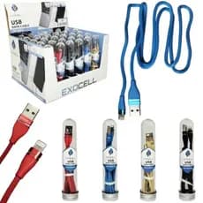 Cabo Carregador USB Lighting para iPhone Trançado - 1 Metro de Alta Durabilidade