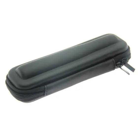 Bolsa Portátil Com Zíper , Pequena De Couro Para Transporte De Bateria E Armazenamento De Caneta