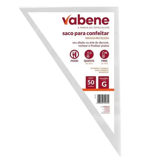 Saco de Confeitar G 38x27 cm – Ideal para Doces e Bolos