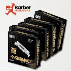 LÂMINA DE BARBEAR STARMAXX - 5 CAIXINHAS - 500 LÂMINAS CORTADAS