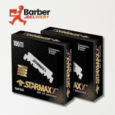 LÂMINA DE BARBEAR STARMAXX - 2 CAIXINHAS - 200 LÂMINAS CORTADAS