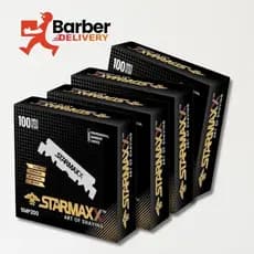 LÂMINA DE BARBEAR STARMAXX - 4 CAIXINHAS - 400 LÂMINAS CORTADAS