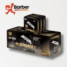 LÂMINA DE BARBEAR STARMAXX - 1 CAIXA - 50 CAIXINHAS - 5000 LÂMINAS CORTADAS