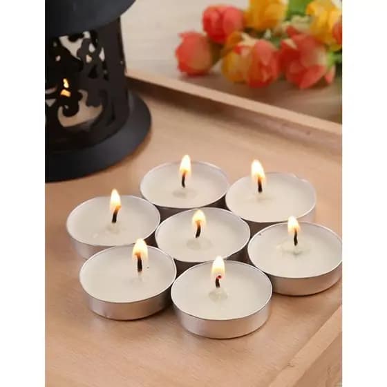 Kit 10/25/50 Velas Rechaud Decorativa Festas com Suporte Alumínio Decoração Casamento e Aniversário