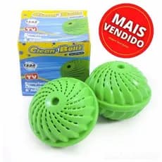 Coletor de Pelos e Fiapos Clean Ballz Bola Mágica Lava Roupas Ecológica Econômica Filtro Máquina de Lavar Roupa