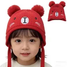 Touca Gorro De Frio Inverno Infantil Tricotado Forrada Dentro Para Criança Menino Menina Fofo VARIOS MODELOS