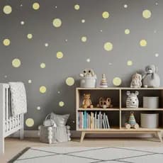 Adesivos de Bolinhas Delicadas para Quarto Infantil – Em Vinil
