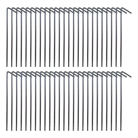 Kit 50 Espeques Estacas Gancho Barraca Tenda Gazebo