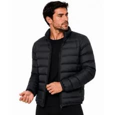 Jaqueta Puffer Blusa Impermeável Para Frio Intenso Inverno Masculino Bobojaco Corta Vento