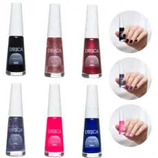Kit Com 6 Esmaltes Drica - Escolha Seus Tons!