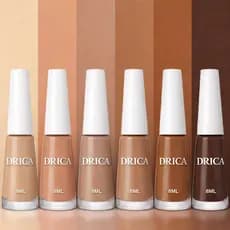 Kit 6 Esmaltes Nude Diferentes - Drica - Envio Imediato!