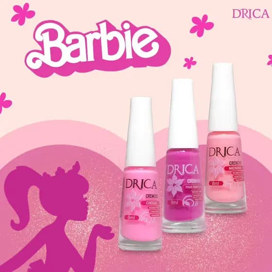 Kit 8 Esmaltes Rosa Diferentes Tons - Drica