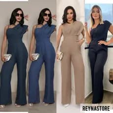 Macacão Luxo Feminino, longo pantalona elegante festa