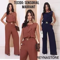Conjunto Alfaiataria Feminino Marrant Elegante e Versatil
