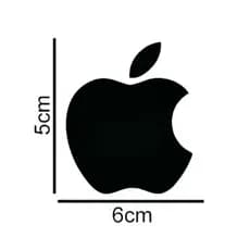 1x Adesivo Apple Maça 6x5cm Imac Iphone Ipad Diversas Cores Decoração
