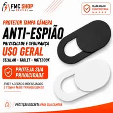 Kit com 2/4/6 Unidades Protetor Tampa Câmera Webcam Anti-espião Notbook Celular Tablet