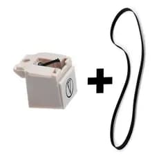 Agulha Toca Disco Atn3601 Para Aiwa Px-e850 + Correia 32cm  reposição original