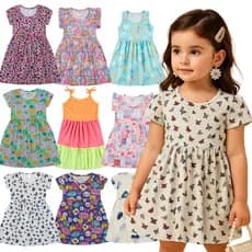 Kit Vestido Infantil Sortido Sem Repetir Modelo| Kit Vestido Infantil Menina Confortável