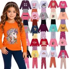 Conjunto Meia Estação Infantil Menina | Tamanho 1 a 10 Anos | Kit Roupa Infantil Menina de Qualidade