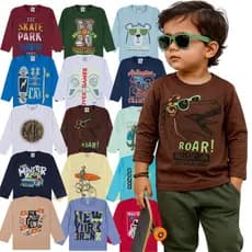 KIT Blusa Manga Longa Infantil 100% Algodão - Sortidas - Roupa Infantil Menino Confortável