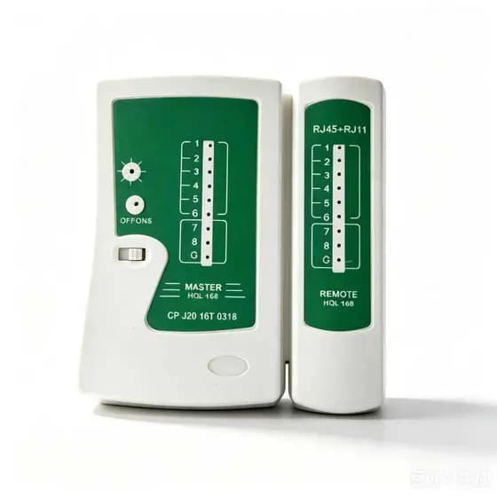 Testador de Cabo RJ45 RJ11 LAN Rede Ethernet Telefone Detector de Falhas Profissional Portátil