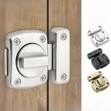 Fechadura Trava De Segurança liga de zinco Porta De Aço Inox Tranca Anti Roubo Fácil instalação