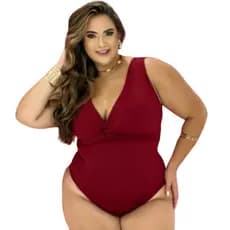 Body Feminino 48/50 sem bojo Suplex Plus Size GG Moda Praia