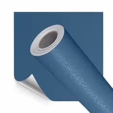 Papel de Parede Adesivo Textura Lavavel Casca Azul Oceano 5M