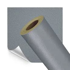 Revestimento ou Reparo Adesivo Couro Sintético Cinza 50x137cm