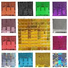 Kit 36 un Painel Lantejoula Shimmer Wall Modelos Variados
