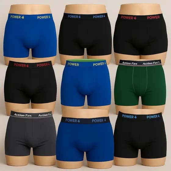 Kit  Cuecas Boxer Masculina Plus Size Microfibra Com Forro