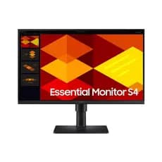 Monitor Samsung 24", FHD, ajuste de altura, 100Hz, USB Hub, Display Port, HDMI, S4, Preto