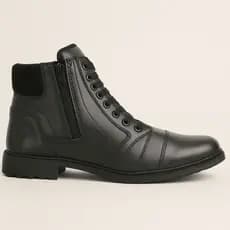 Bota Coturno Casual Masculino Cano Curto